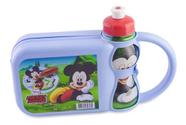 Kit Lancheira Squezee Mickey Minnie Porta Lanche Escolar - Plasduran