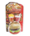 Kit Lanchonete Hamburguer Infantil Brinquedo - Mini Kitchen - Milk Brinquedos