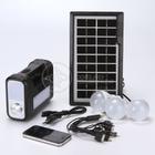 Kit Lanterna Placa Solar Carregador Portatil Energia Emergência Painel Lampadas Acampamento Camping - GDLite