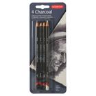 Kit Lapis Carvao Derwent Charcoal + Carvao Branco