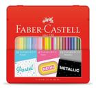 Kit Lápis de Cor 24 Cores Pastel/Neon/Metallic - Faber Castell