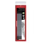 Kit Lápis De Escrever Faber-Castell Super Soft C/ 4