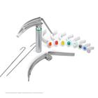 Kit Laringoscópio Articulável Mccoy Flexi-tip Fio Guia Guedel - Hospicenter