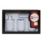 Kit lavabo 4 pcs branco 7898014300154