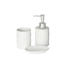 Kit Lavabo Cerâmica Branco Toulon 3 Peças - Melhores ofertas.net