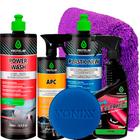 Kit Lavagem Automotiva Power Wash Apc Plastic New + Ceramic