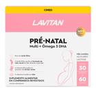 Kit Lavitan Pré-Natal Multi + Ômega-3 DHA Com 30 Comprimidos Revestidos + 60 Cápsulas Moles