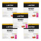 Kit Lavitan Whey Protein Sabor Morango 5 Caixas De 900g Cada