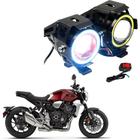 Kit Led Farol Milha Moto CB1000R 2011 2012 2013 2014 2015 2016 2017 2018 2019 Angel Eye U7