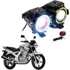 Kit Led Farol Milha Moto CBX 250 TWISTER 2001 2002 2003 2004 2005 2006 2007 2008 Angel Eye U7 - U7Led