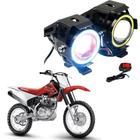 Kit Led Farol Milha Moto Honda CRF 150F 2012 2013 Angel Eye U7 - U7Led