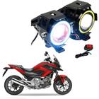 Kit Led Farol Milha Moto Honda NC 700X ABS 2013 2014 2015 Angel Eye U7 - U7Led