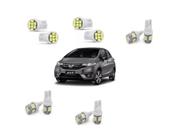 Kit Led Honda New Fit 2015 E 2016 Pingo Teto Placa Ré Top