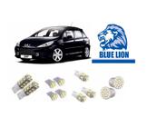 Kit Led Leds Pingo Lanterna Teto Placa Re Peugeot 307