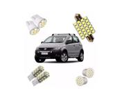 Kit Led Pingo Torpedo Crossfox 1G Vw Farolete Placa Teto Ré