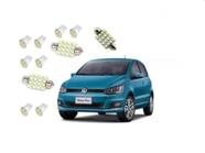 Kit Led Pingo Torpedo Fox 2G Vw Farolete Placa Teto Ré