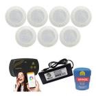 Kit Led Piscina 140m² - 7 Leds 9w, Smart Lux + Fonte - Zizi Piscinas