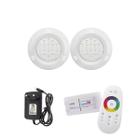 Kit Led Piscina 40m² - 2 Leds 9w, 1 Módulo Rgb + Fonte - Zizi Piscinas