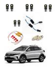 Kit Led Vw Nivus Internos +placa +canceller Farol Neblina