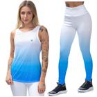 Kit Legging Feminina Cos Alto Regata Academia Dry Treino Musculação Moda Fitness - Efect