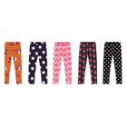 Kit legging infantil estampada - 3 unidades - tamanho 4 ao 8 - 205954 - kyly