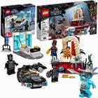 Kit Lego Pantera Negra Trono Rei Namor e Laboratório Shuri