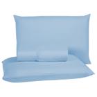 Kit Lençol Casal 3 Peças 400 Fios Toque Aveludado com Elástico e Fronhas