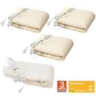 Kit Lençol Térmico Cama 1 Queen 158x198cm E 3 Solteiro 88x188cm Tradicional 2 Temp - Sulterm