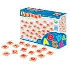 Kit Letras Alfabeto Madeira 80 Peças Escolar Educativo