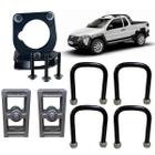 Kit Lift Traseiro 4cm + Calço Dianteiro 30MM Strada 1996/2019