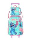 Kit Lilo Stitch Mochila Costas Rodas Lancheira 1533 - Luxcel