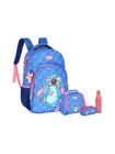 Kit Lilo Stitch Mochila+Lancheira+Estojo+Garrafa 741 - Azul