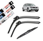 Kit Limpador Parabrisa Bosch Golf G4 2009 2010 2011 2012