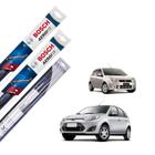 Kit Limpador Parabrisa Parabrisa Fiesta Hatch 2006 A 2010 - Bosch