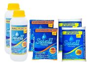 Kit Limpeza Piscinas 2 Sulfato+ 2 Barrilha+ 2 Clarificante - Suall