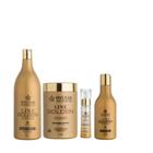 Kit Line Golden Shampoo + Máscara + Cond + Óleo 1Kg Dyusar