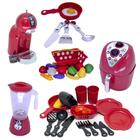 Kit Liquidificador Brinquedo Cafeteira Chef Mercado 33pç - Altimar