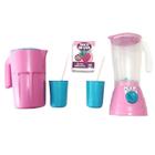 Kit Liquidificador De Brinquedo Jarra Copos Suco Infantil