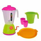 Kit Liquidificador Infantil com Utensílios - Color Chefs - Verde e Rosa - Usual Brinquedos