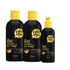 Kit Liso Até Falar Que Chega! Shampoo Cond 300ml Finalizador