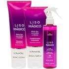 Kit Liso Mágico 1 Shampoo 240ml 1 Condicionador 200ml 1 Fluido 200ml Lowell