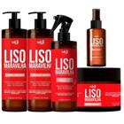 Kit Liso Maravilha Widi Care 5 Produtos Linha Completa Vegano Hidratação Capilar Cabelo