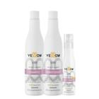 Kit Liss Keratin Shampoo, Condicionador e Serum - Yellow