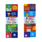 KIT Livro Brinquedo Flash card Pense rápido Português e Matemática Infantil Perguntas Respostas Atividades Apoio Escolar - CIRANDA CULTURAL