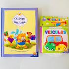 Kit Livro Do Bebê Menino + Livrinho De Banho