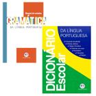 kit Livro Gramática da Língua Portuguesa e Dicionário Escola