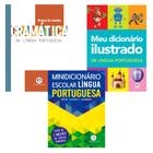 Kit Livros Escolar Dicionário e Gramática Língua Portuguesa - Ciranda Cultural