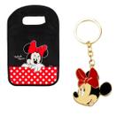 Kit Lixo Lixinho + Chaveiro Para Carro Minnie Mouse