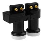 Kit Lnb Carona 2X2 com Regulagem Banda KU HD 4K Universal Ultra 4 Saidas 2+2 70W 61W 63W 58W 30W 22W Prova De Agua