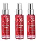 Kit LOF 3 Másc. Líquida Booster Wavy Cabelos Ondulados 60 ml